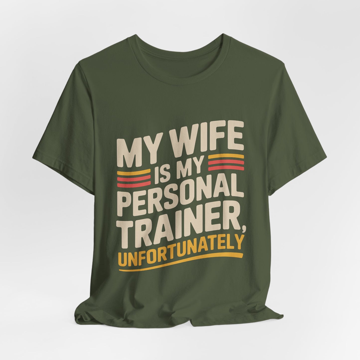 My Wife Is My Personal Trainer Funny Gym Shirt, Husband Gift