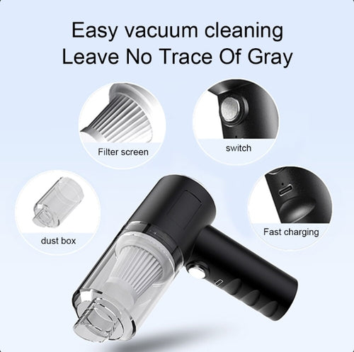 120W Cordless Handheld Vacuum - The 60-Second Car Savior