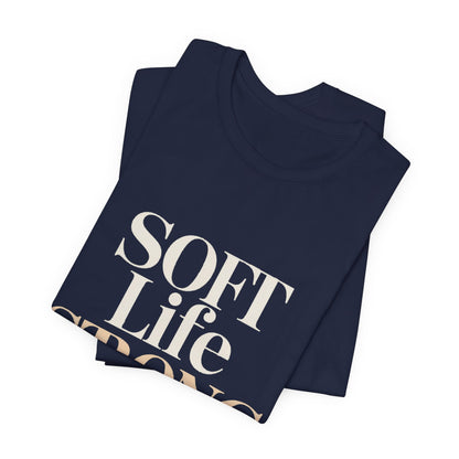Soft Life Strong Core Shirt Pilates Lover Gift Clean Girl Aesthetic