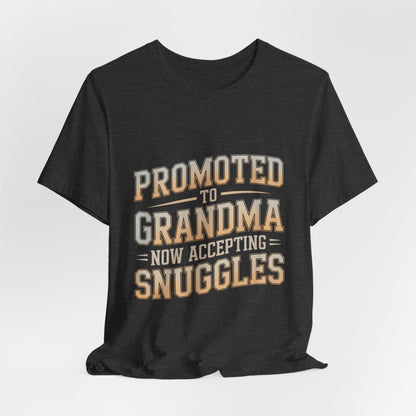 Promoted To Grandma Shirt - New Grandmother Gift Baby Announcement