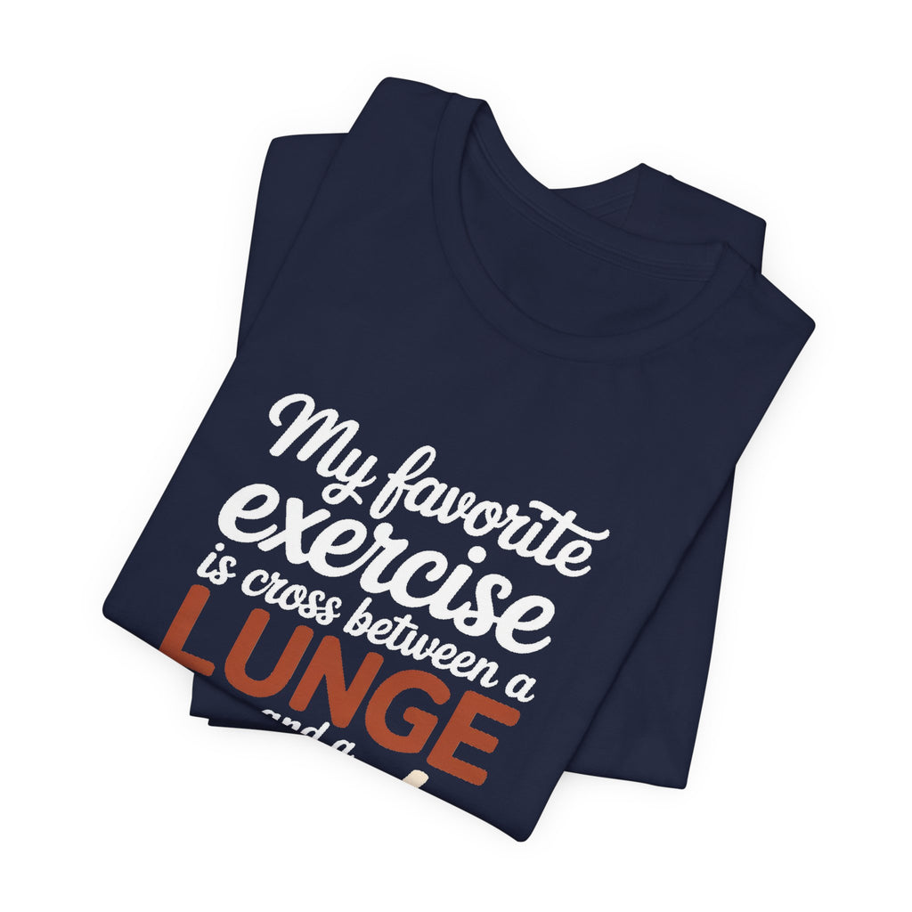 Funny Workout Shirt My Favorite Exercise is Lunch Gift for Her