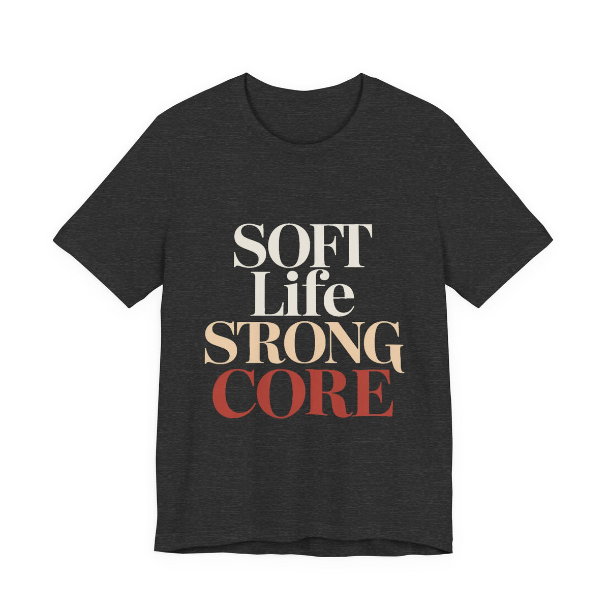 Soft Life Strong Core Shirt Pilates Lover Gift Clean Girl Aesthetic