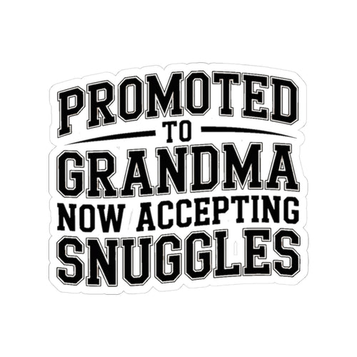 Promoted To Grandma Sticker - New Grandmother Gift Baby Announcement