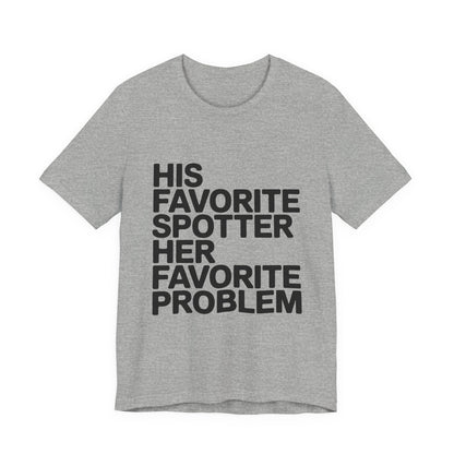 Couples Gym Shirt Funny His and Hers Matching Workout Gift Set