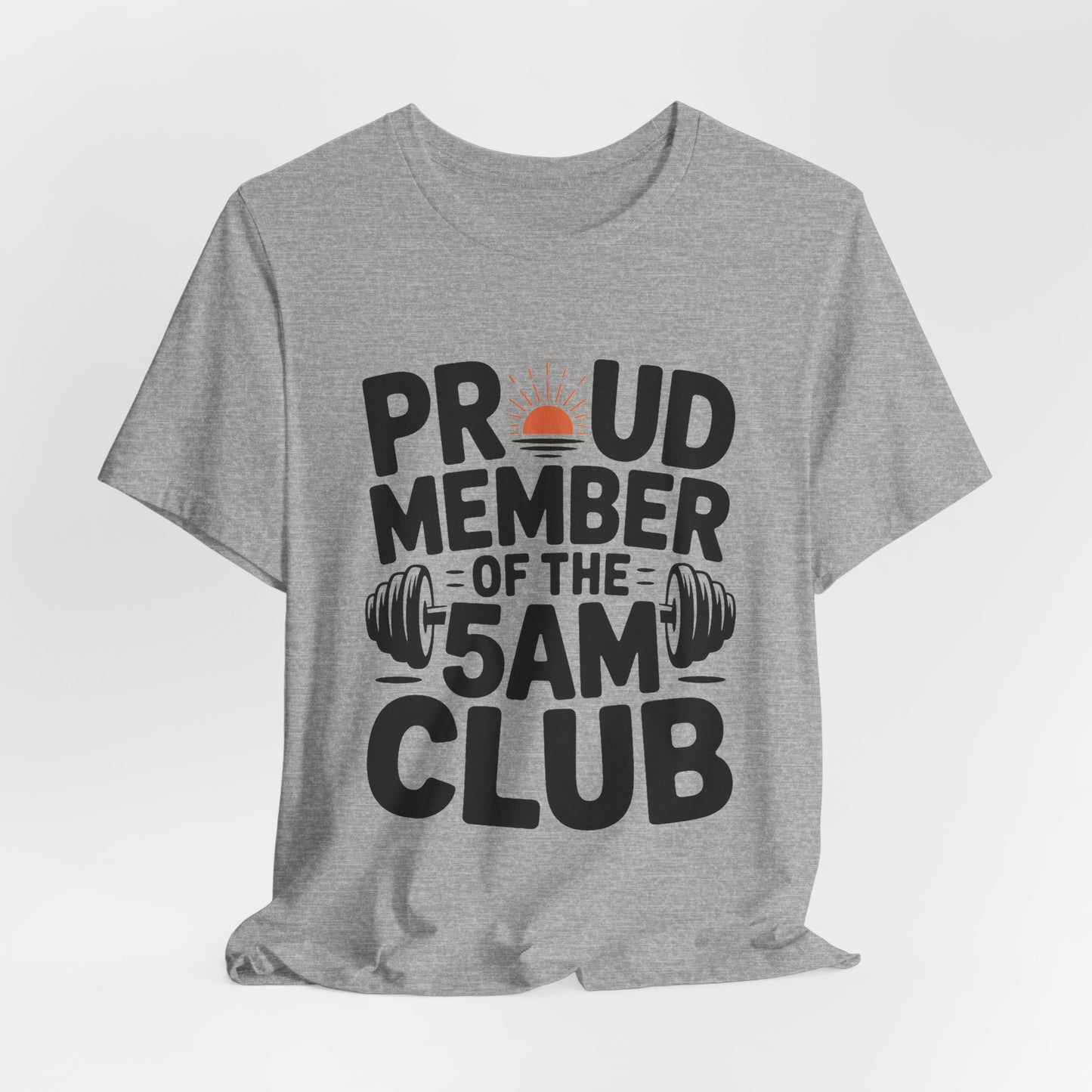 5AM Club Shirt, Early Morning Workout Tee, Fitness Gift for Gym Lovers