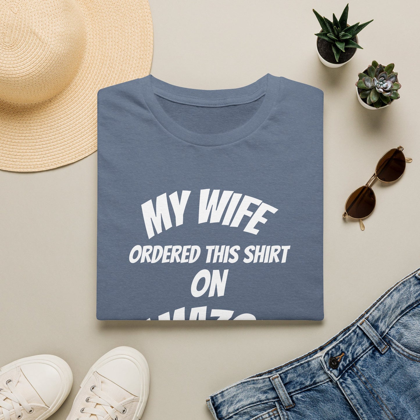 My Wife Ordered This Shirt on Amazon T‑Shirt — Funny Husband Gift