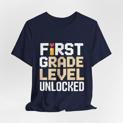 First Grade Level Unlocked Shirt - First Day of School Gift