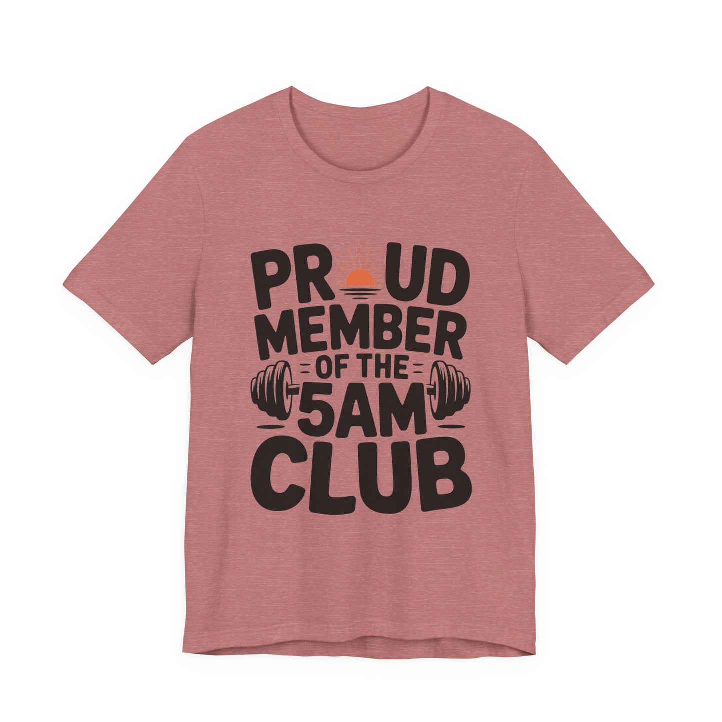 5AM Club Shirt, Early Morning Workout Tee, Fitness Gift for Gym Lovers