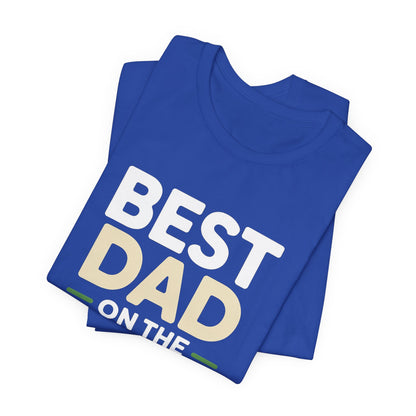 Funny Golf Shirt Best Dad On The Back Nine - Father's Day Gift