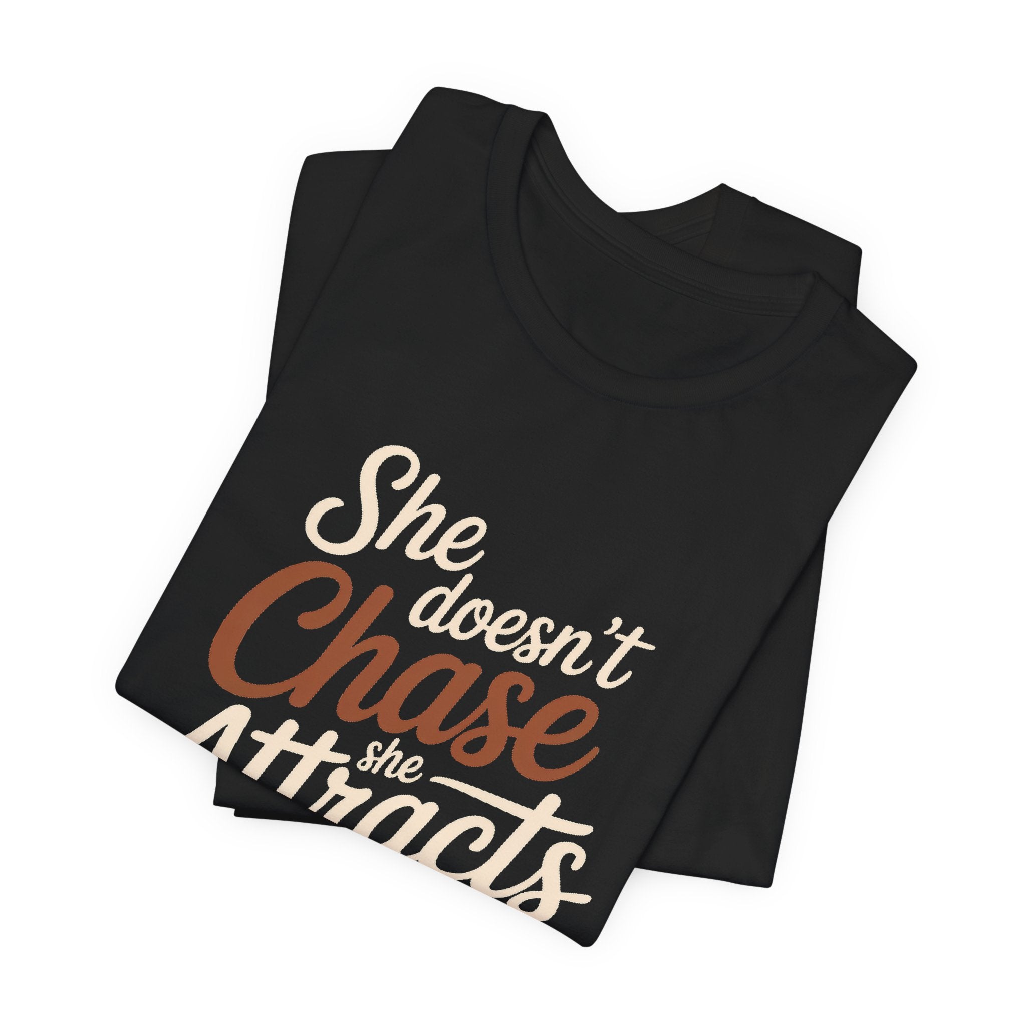 She Doesn't Chase She Attracts What She Squats Shirt Gym Gift