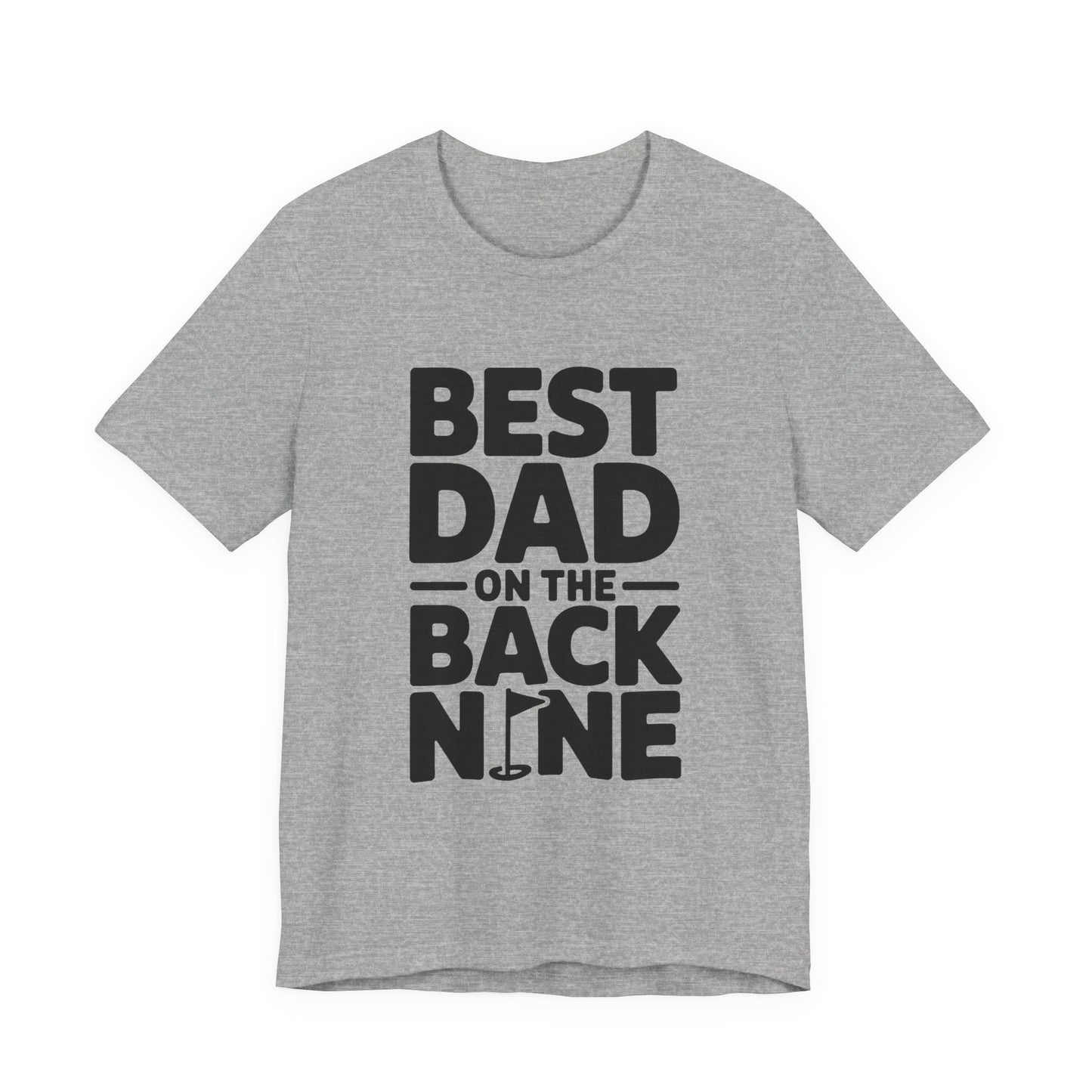 Funny Golf Shirt Best Dad On The Back Nine - Father's Day Gift