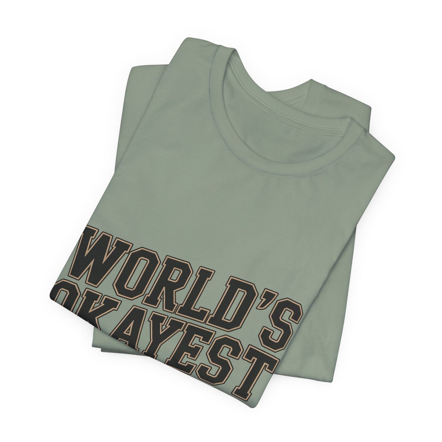 World's Okayest Golfer Shirt - Funny Golf Birthday Gift