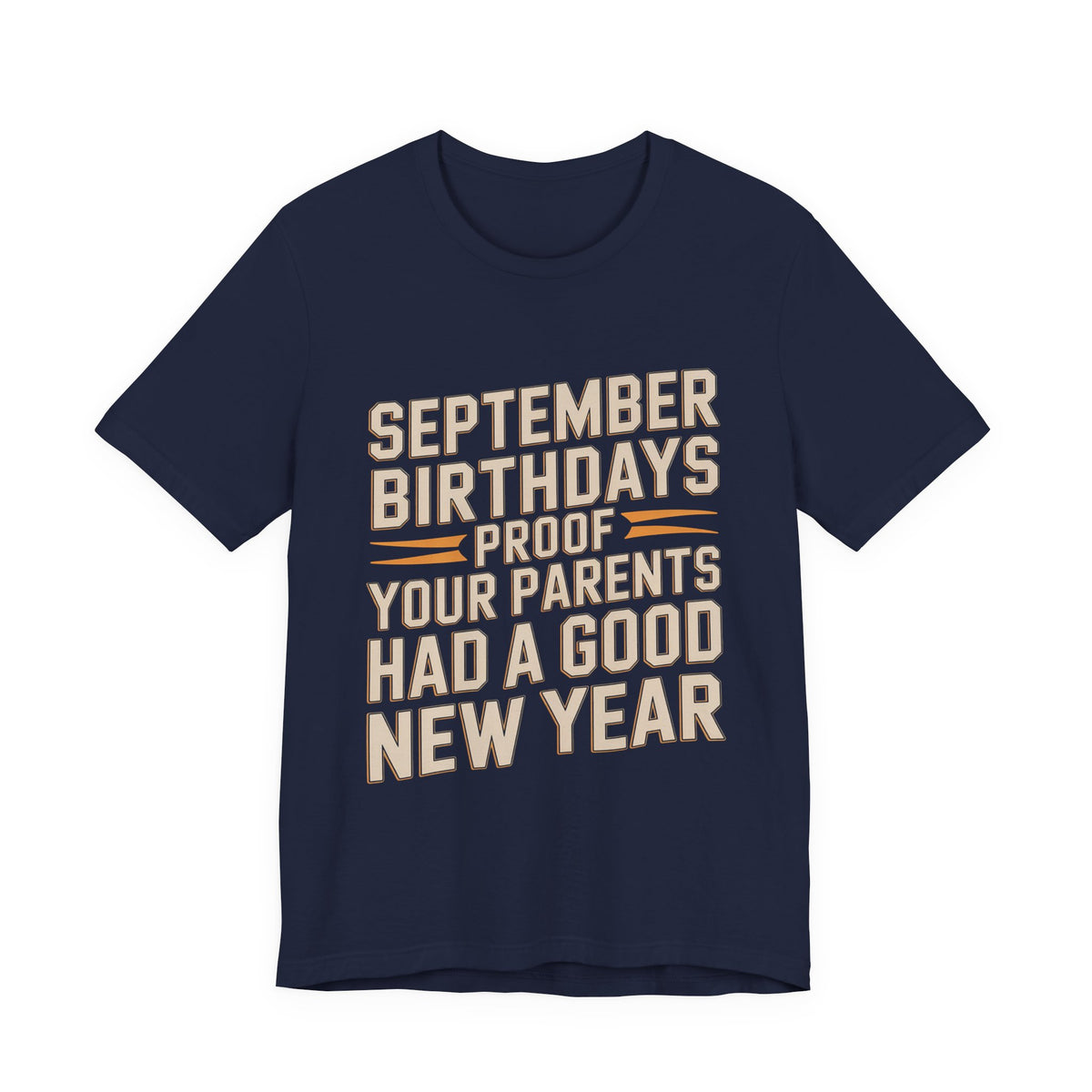 September Birthday Shirt Funny New Year Joke Gift for Adults