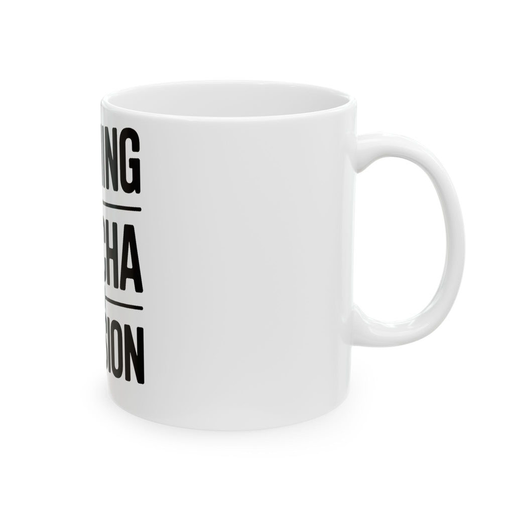 Running On Matcha And Delusion Coffee Mug - Funny Matcha Lover Gift