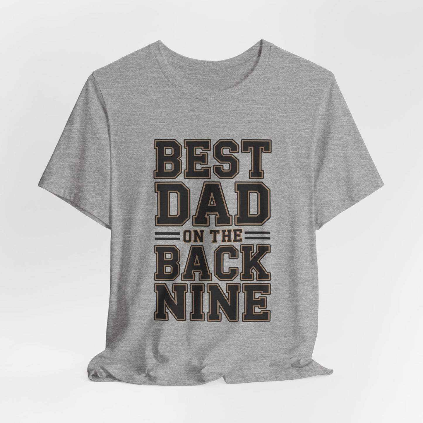 Funny Golf Shirt Best Dad On The Back Nine - Father's Day Gift