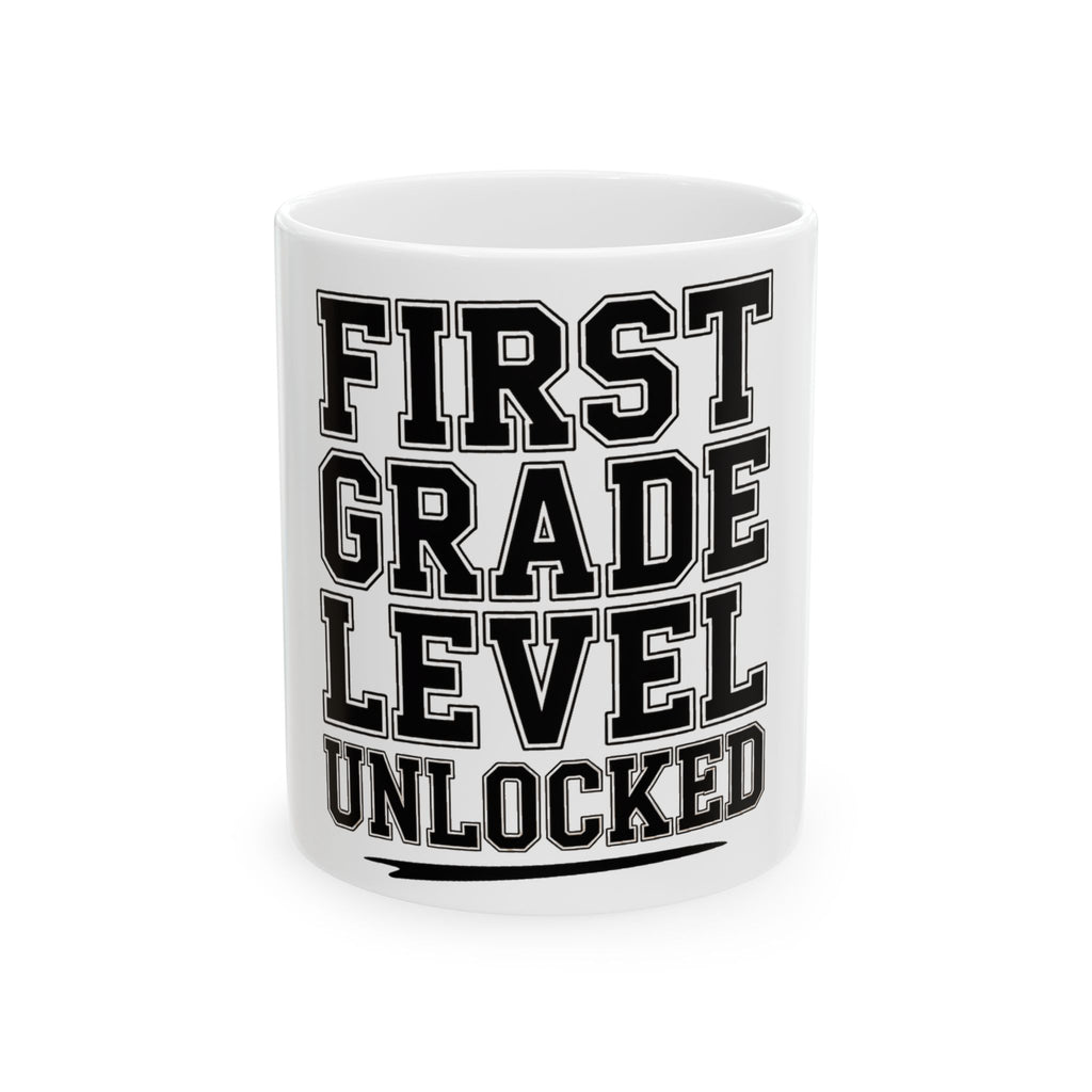 First Grade Level Unlocked Coffee Mug - First Day of School Gift