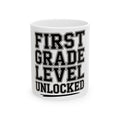 First Grade Level Unlocked Coffee Mug - First Day of School Gift