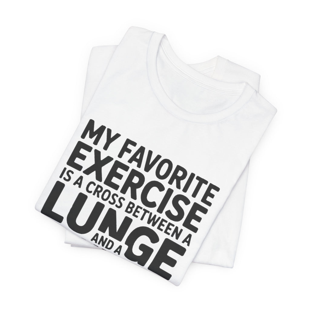 Funny Gym Shirt My Favorite Exercise Is Lunch Gift for Her