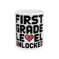 First Grade Level Unlocked Coffee Mug - First Day of School Gift