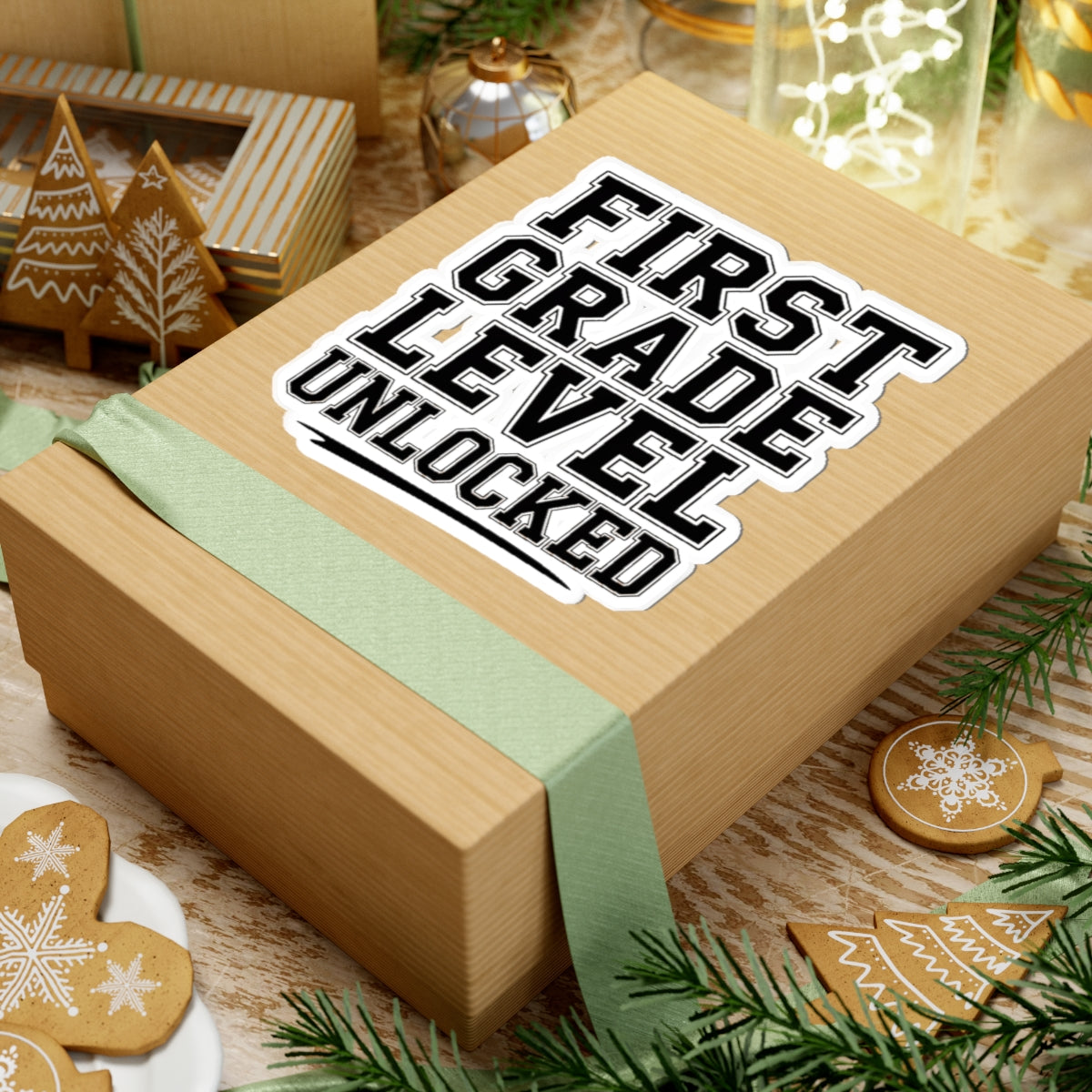First Grade Level Unlocked Sticker - First Day of School Gift