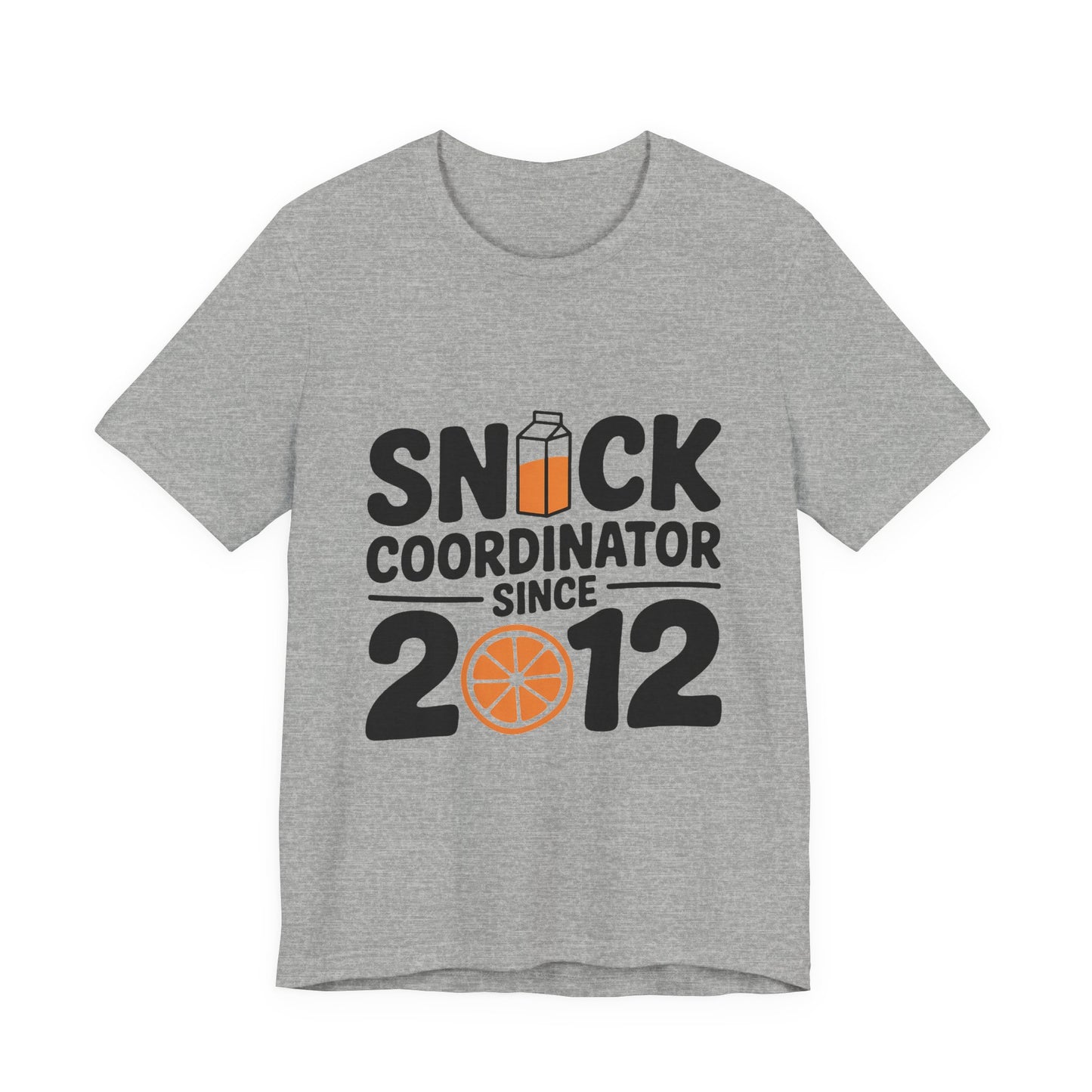 Snack Coordinator Since 2012 Shirt - Football Parent Gift