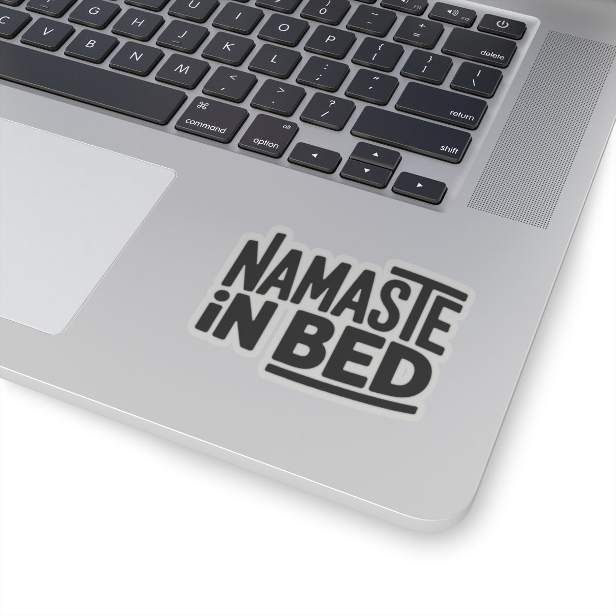 Namaste In Bed Sticker Funny Yoga Lover Gift Sarcastic Yogi Tee