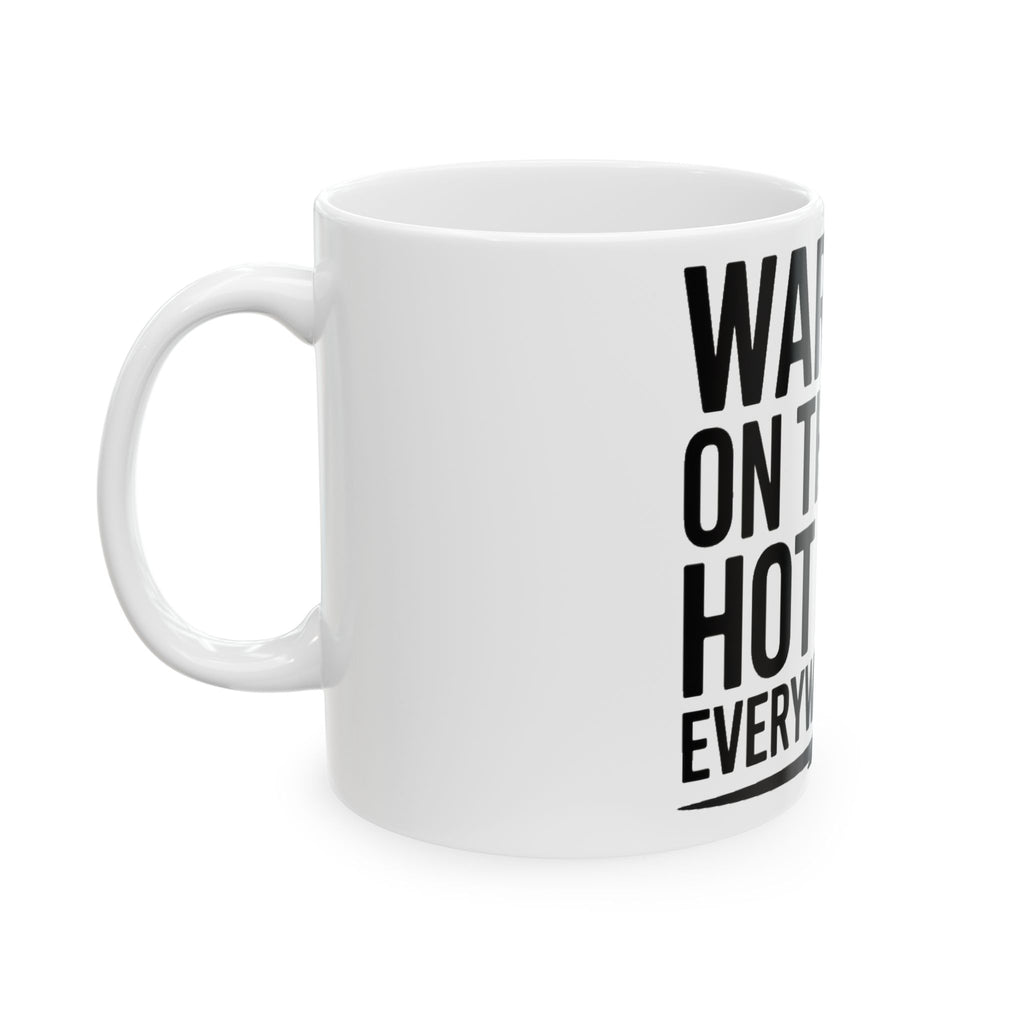 Yoga Coffee Mug Warrior On The Mat Hot Mess Everywhere Else Gift
