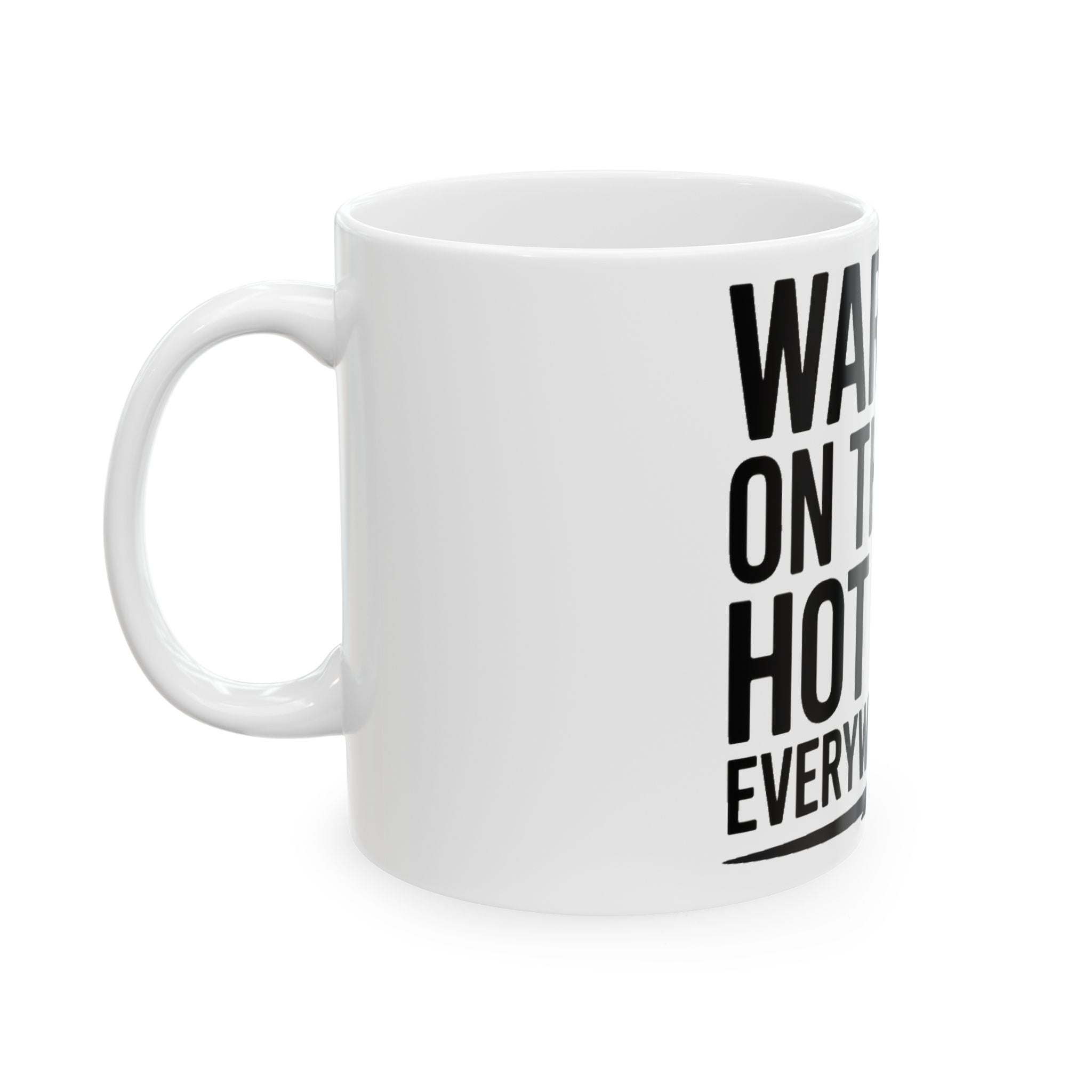 Yoga Coffee Mug Warrior On The Mat Hot Mess Everywhere Else Gift
