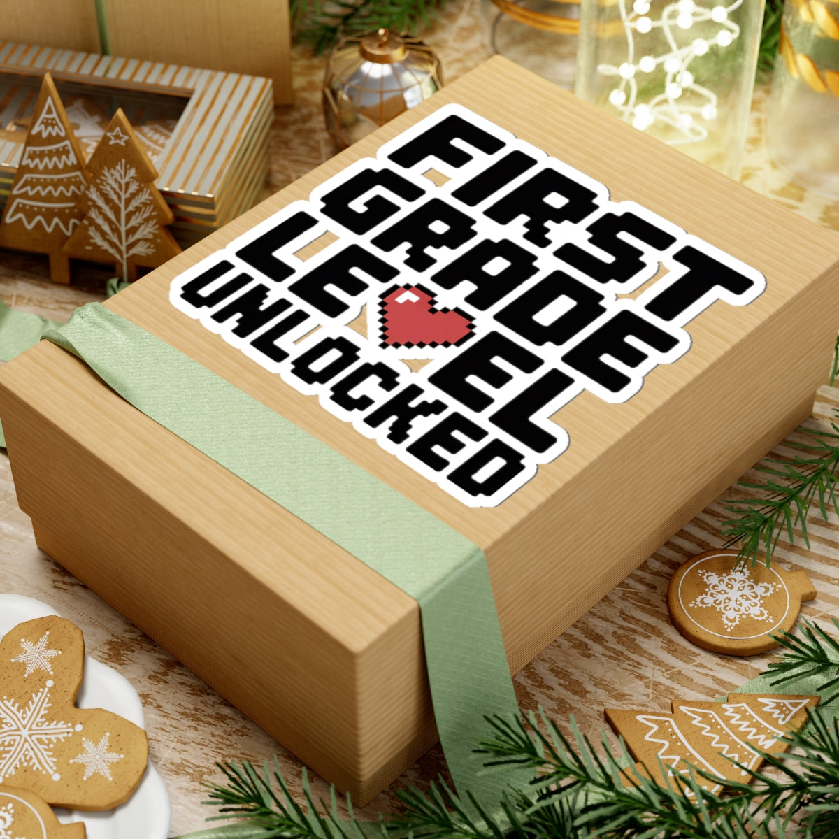 First Grade Level Unlocked Sticker - First Day of School Gift