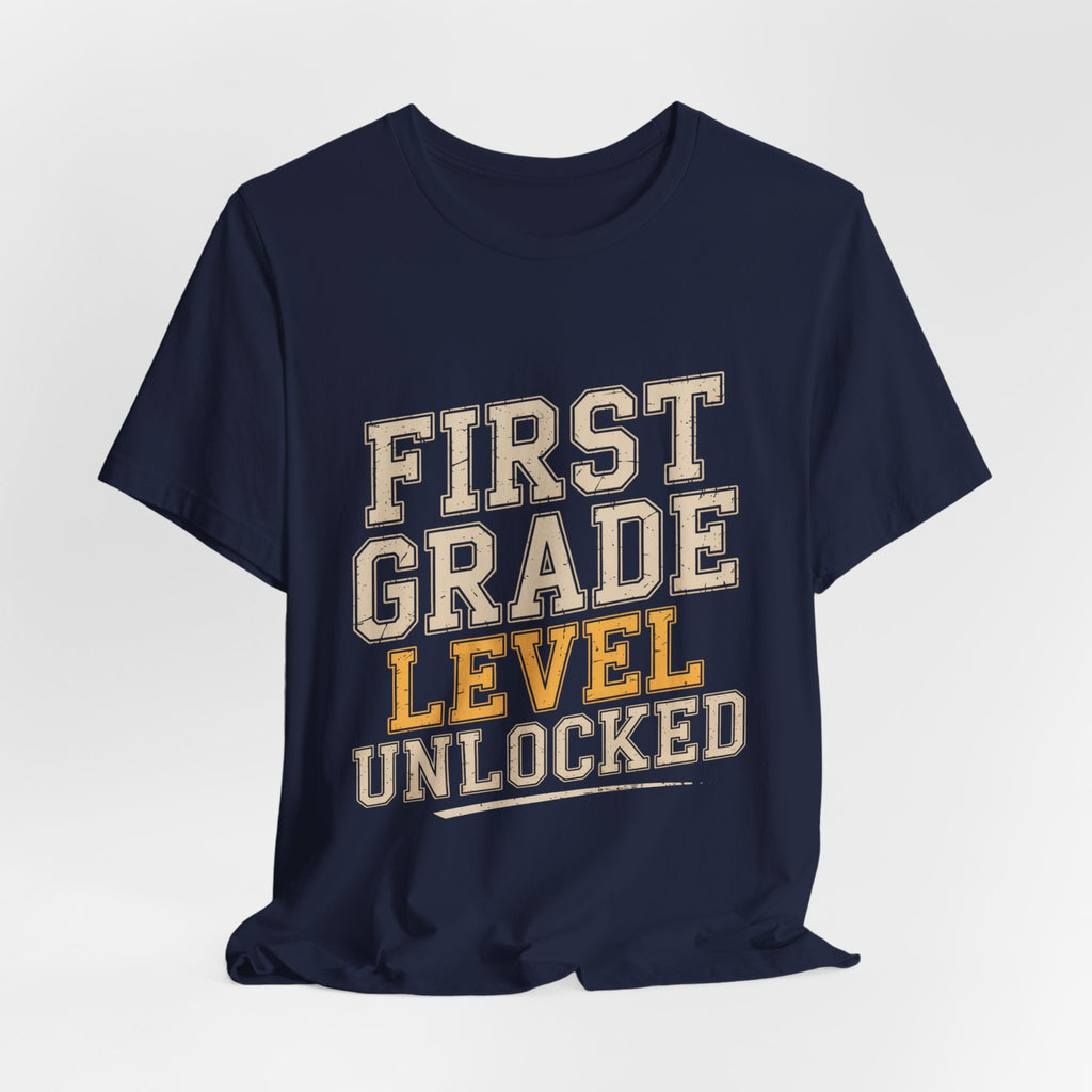 First Grade Level Unlocked Shirt - First Day of School Gift