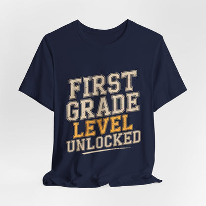 First Grade Level Unlocked Shirt - First Day of School Gift
