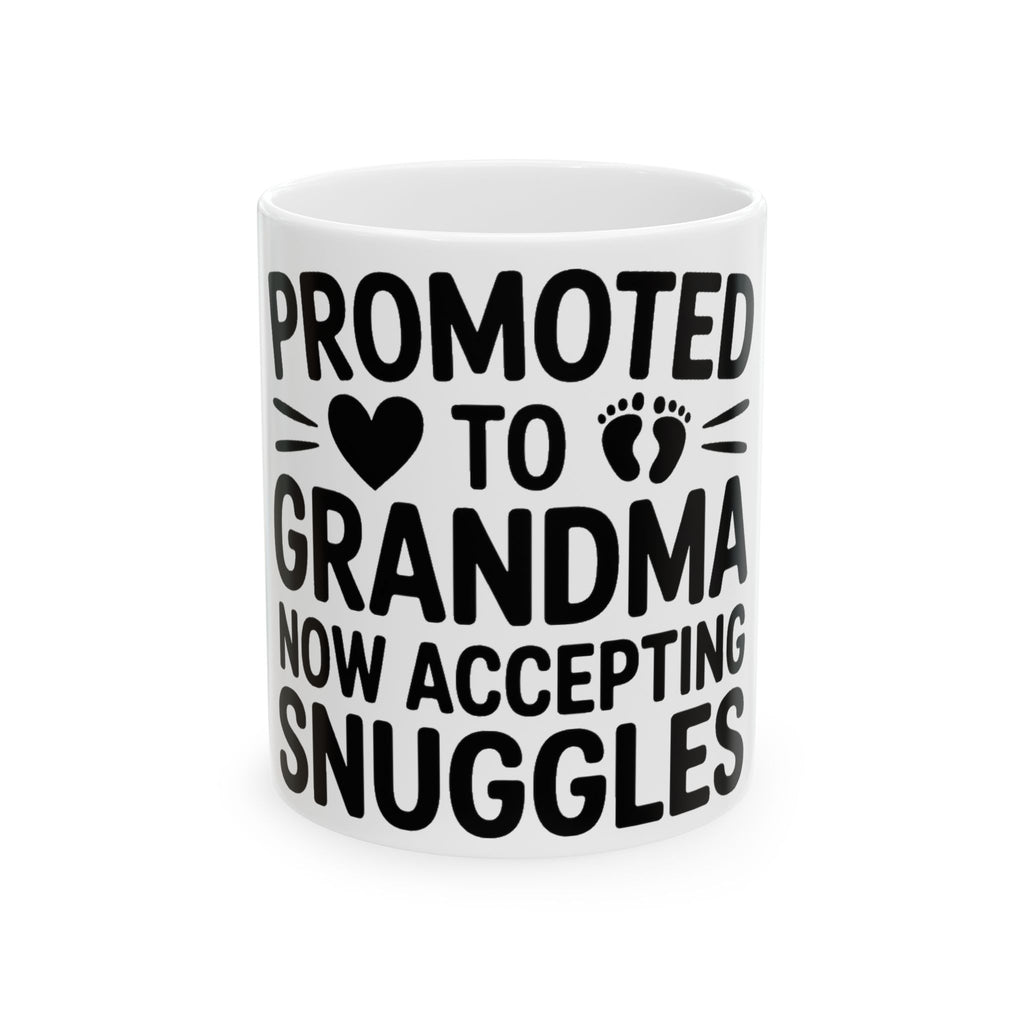 Promoted To Grandma Coffee Mug | New Grandma Gift Pregnancy Reveal