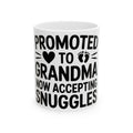 Promoted To Grandma Coffee Mug | New Grandma Gift Pregnancy Reveal