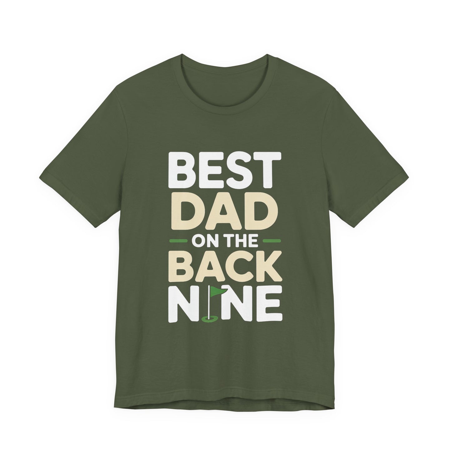 Funny Golf Shirt Best Dad On The Back Nine - Father's Day Gift
