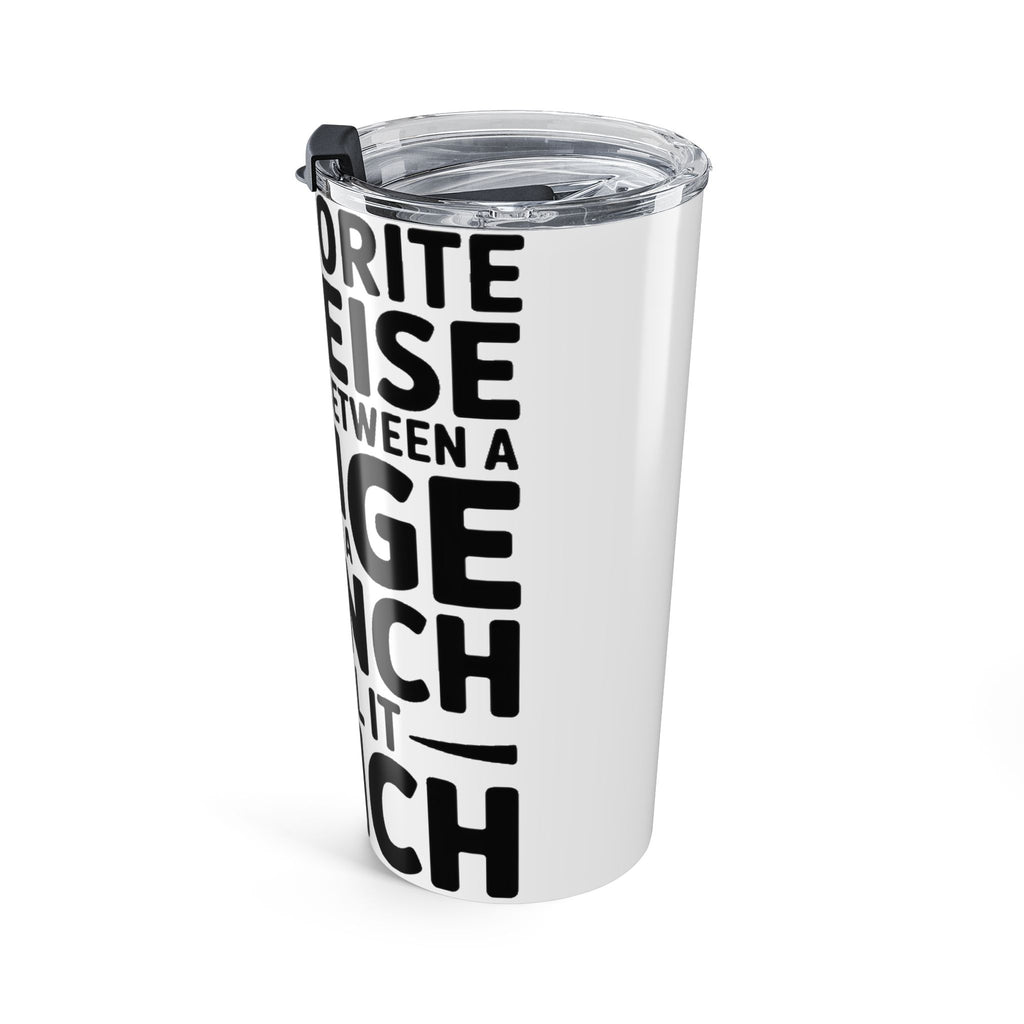 Funny Workout 20oz Tumbler My Favorite Exercise is Lunch Gift for Her