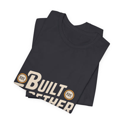 Built Together Couples Gym Shirt - Anniversary Gift for Couples
