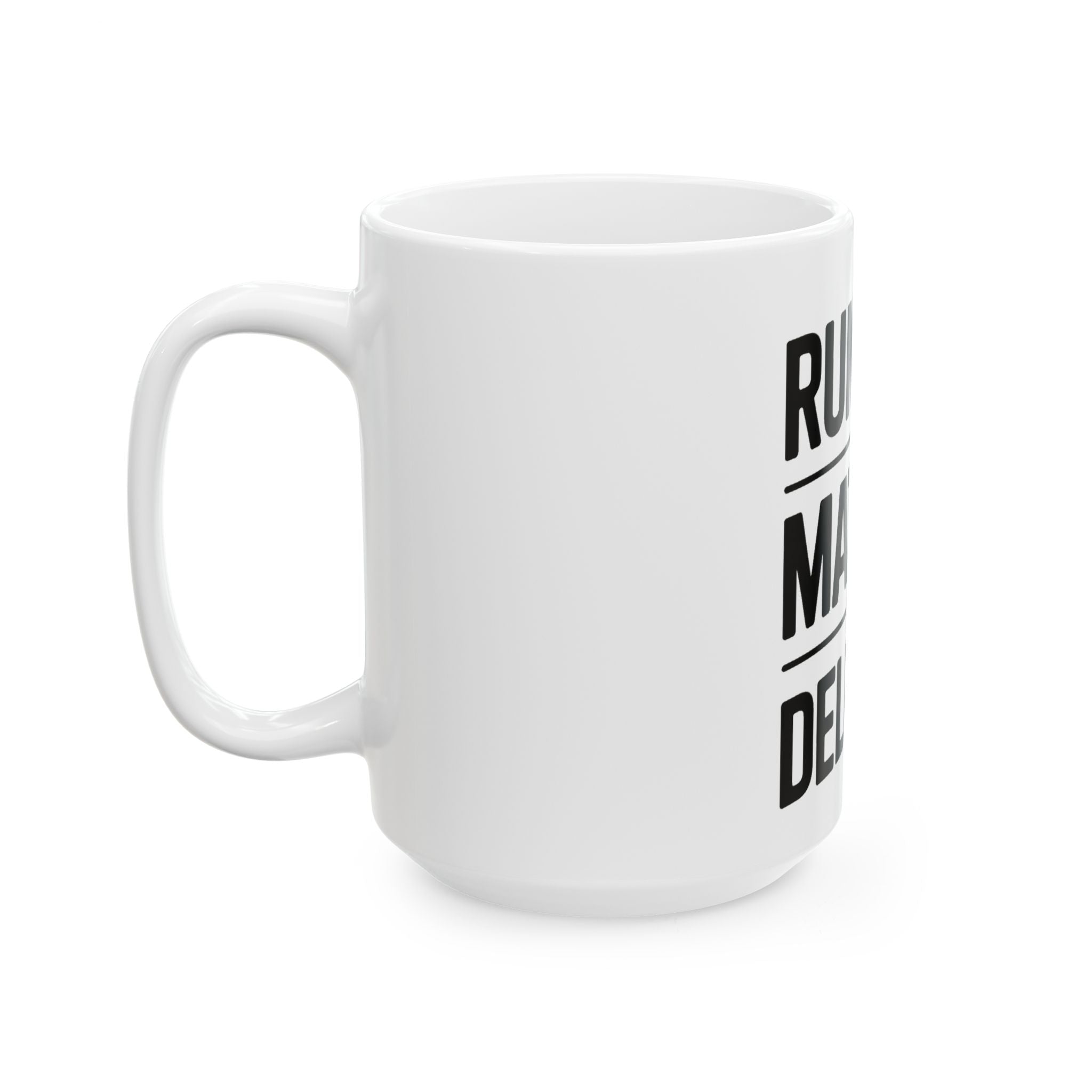 Running On Matcha And Delusion Coffee Mug - Funny Matcha Lover Gift