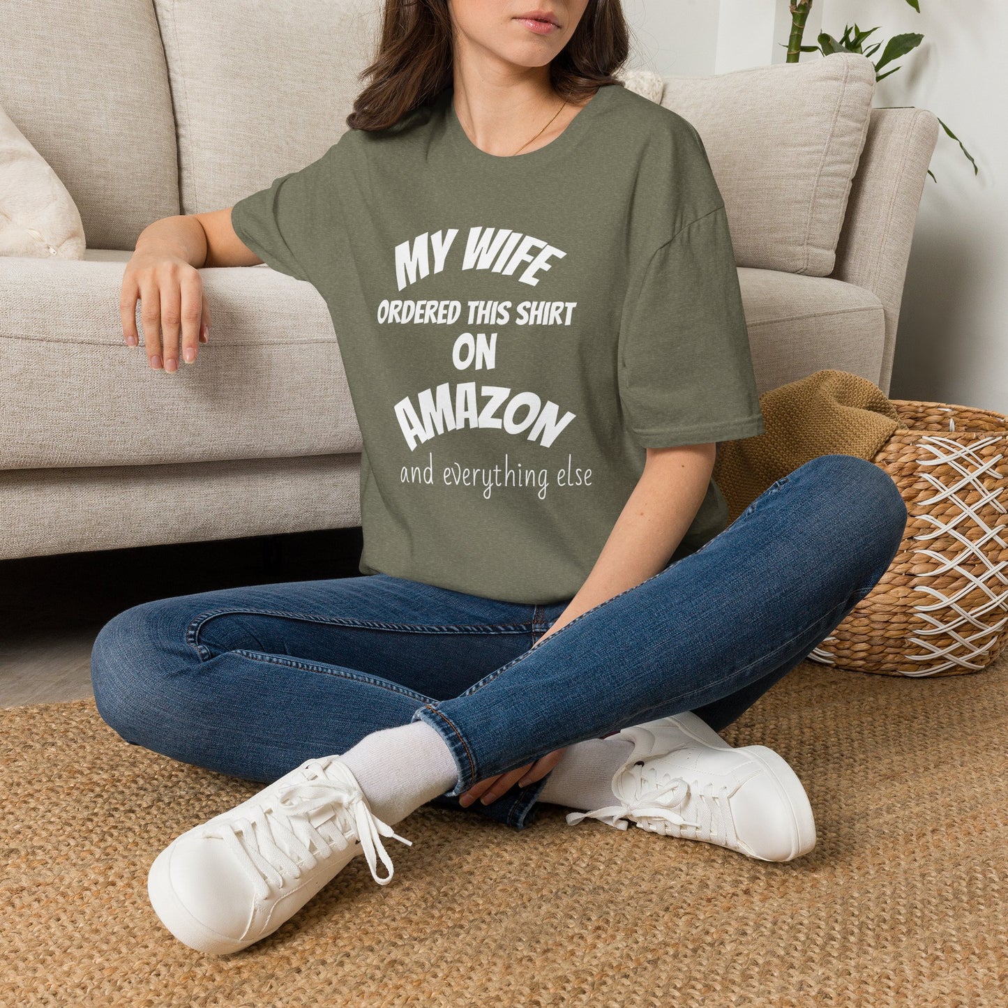My Wife Ordered This Shirt on Amazon T‑Shirt — Funny Husband Gift
