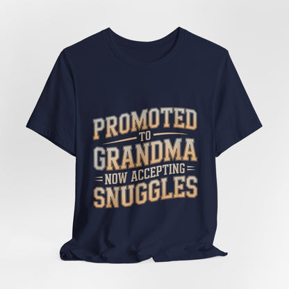 Promoted To Grandma Shirt - New Grandmother Gift Baby Announcement