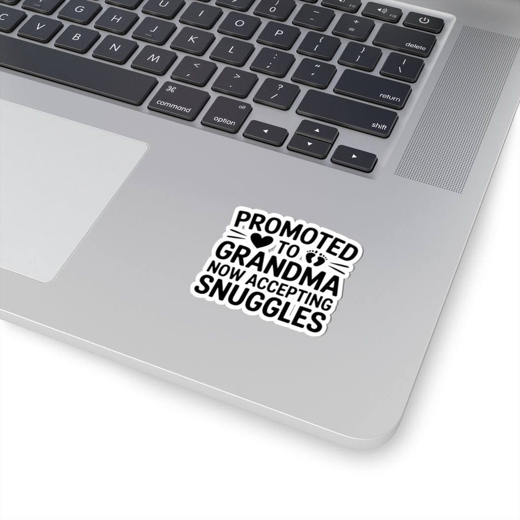 Promoted To Grandma Sticker | New Grandma Gift Pregnancy Reveal