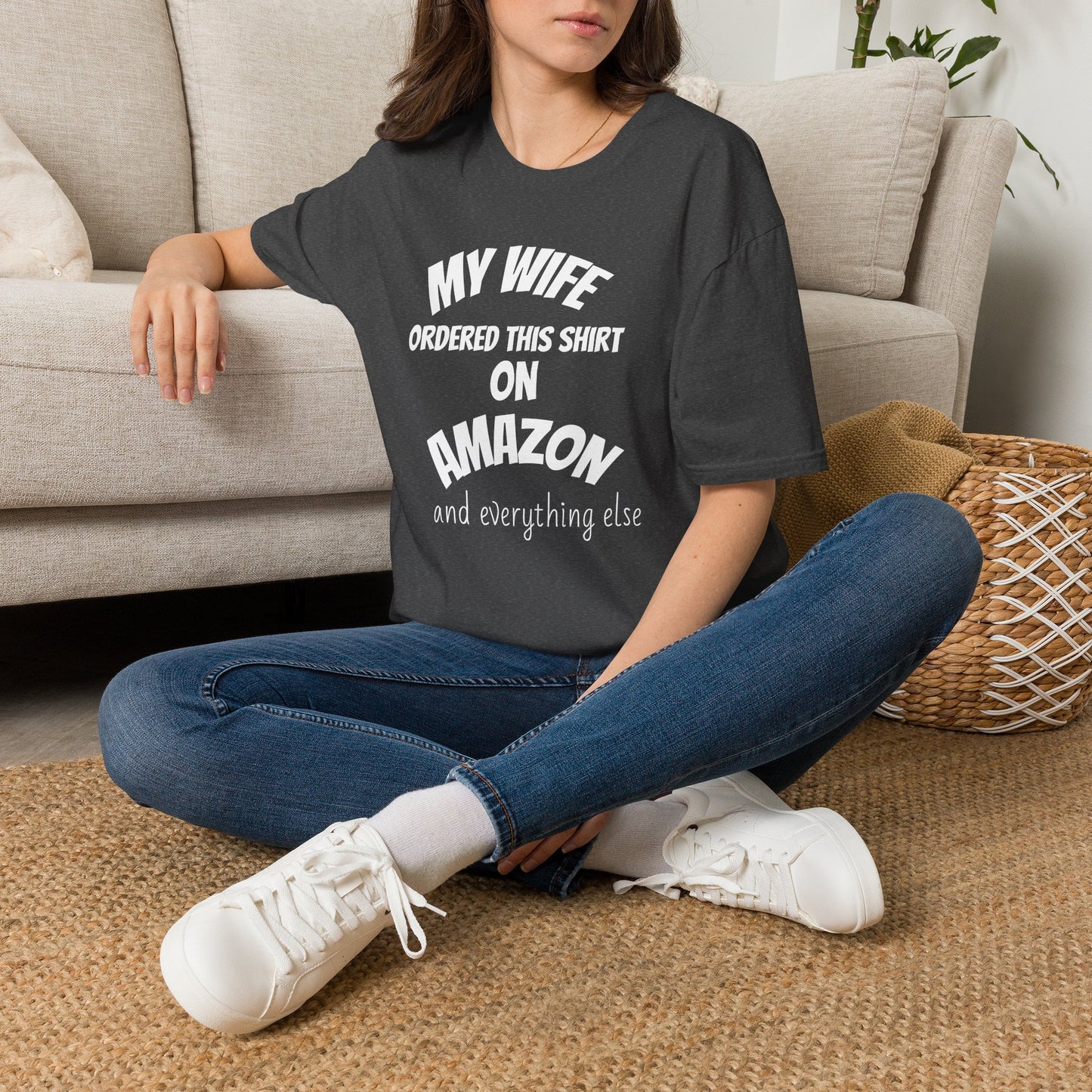 My Wife Ordered This Shirt on Amazon T‑Shirt — Funny Husband Gift
