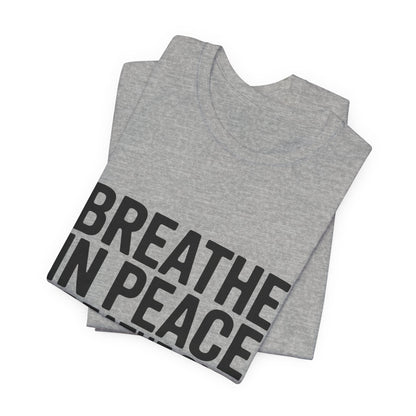 Breathe In Peace Breathe Out Bullshit Shirt Funny Yoga Gift
