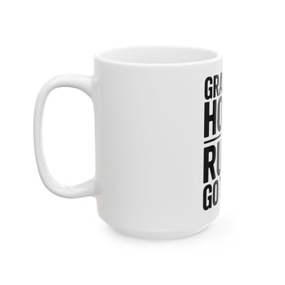 Grandpas House Where Rules Go To Die Coffee Mug Gift for New Grandpa