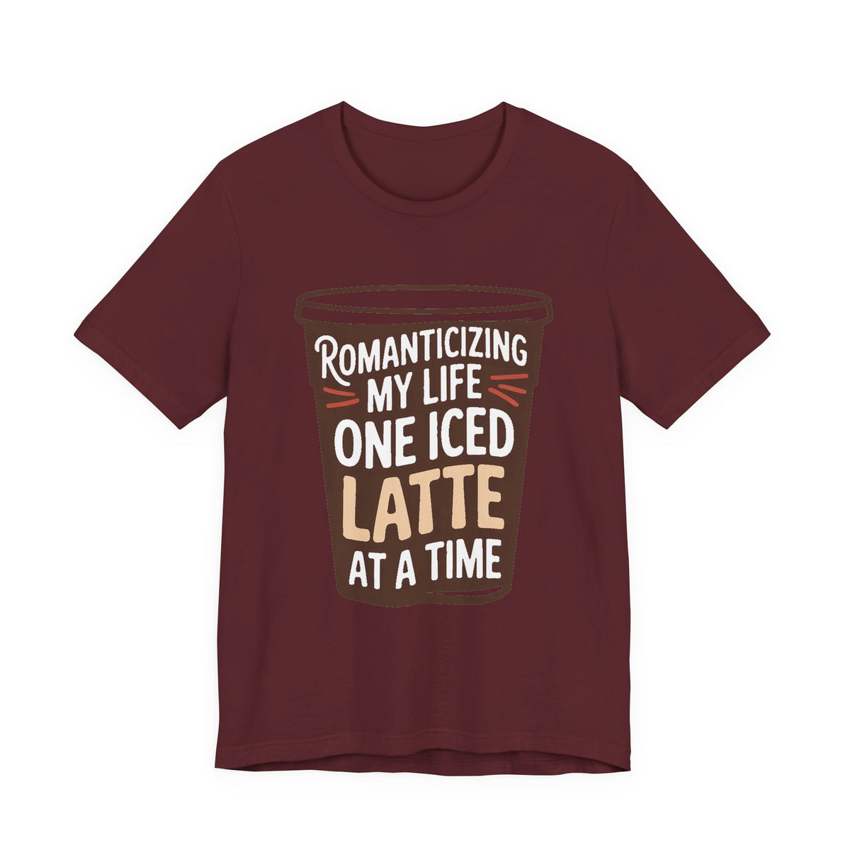 Romanticizing My Life Shirt Iced Latte Wellness Gift That Girl