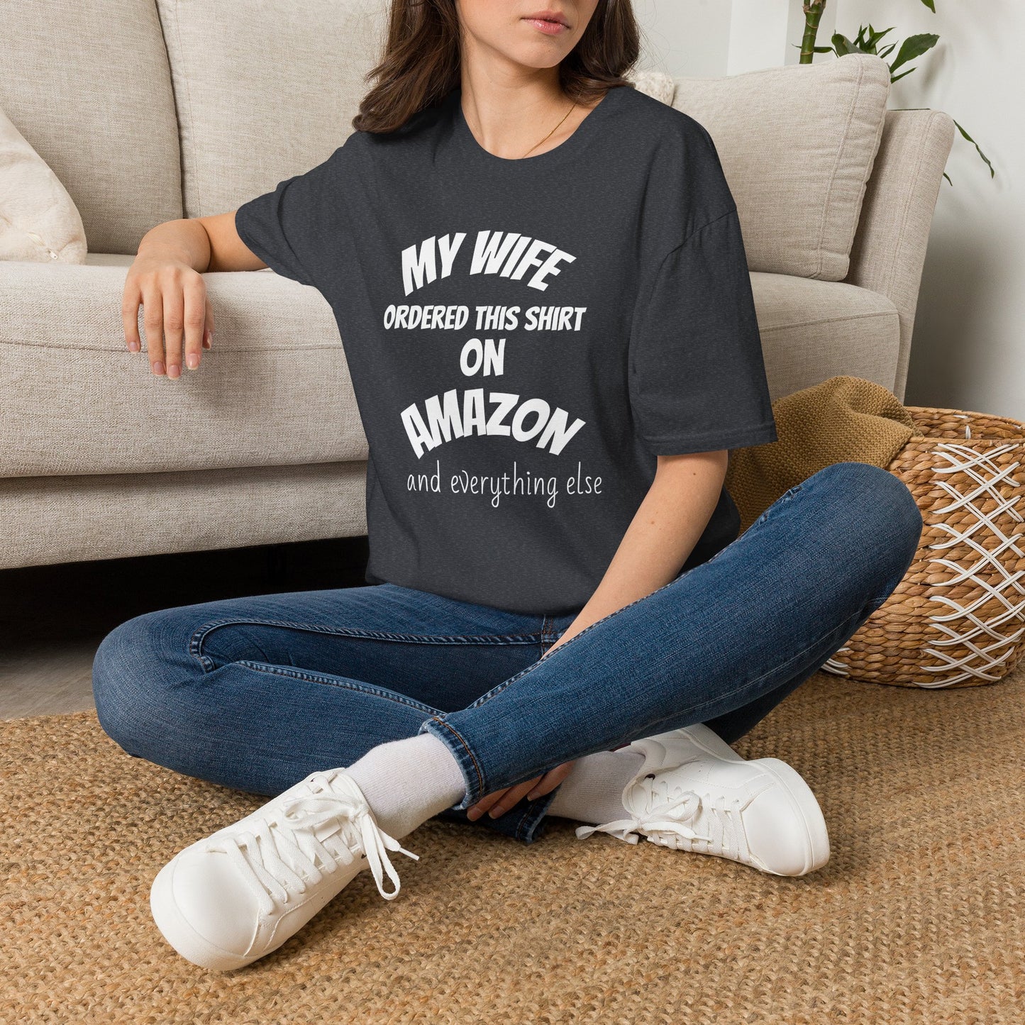 My Wife Ordered This Shirt on Amazon T‑Shirt — Funny Husband Gift