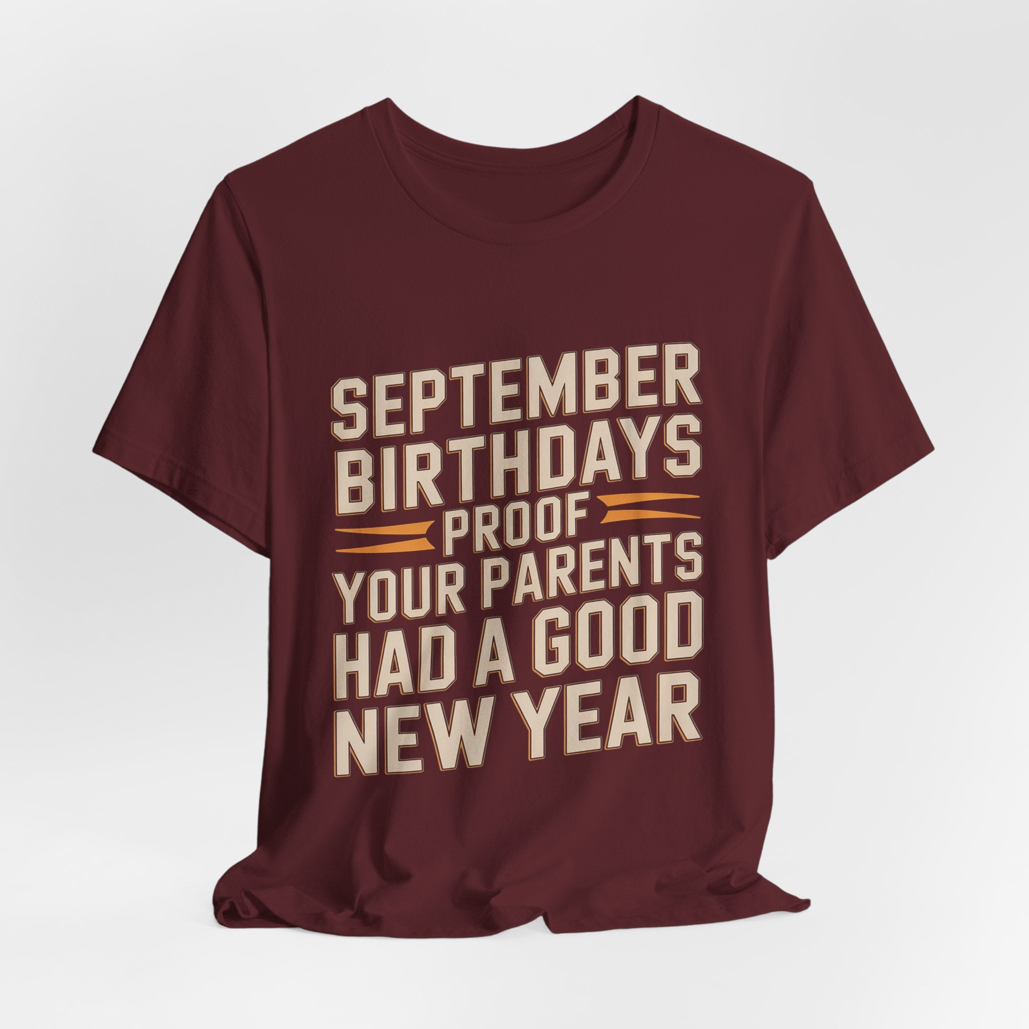 September Birthday Shirt Funny New Year Joke Gift for Adults