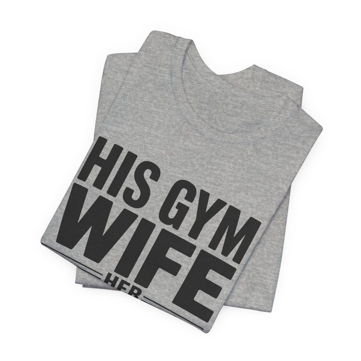 Her Actual Husband Gym Shirt - Funny Couples Anniversary Gift