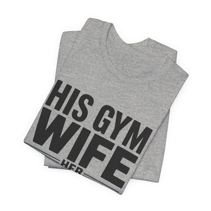 Her Actual Husband Gym Shirt - Funny Couples Anniversary Gift