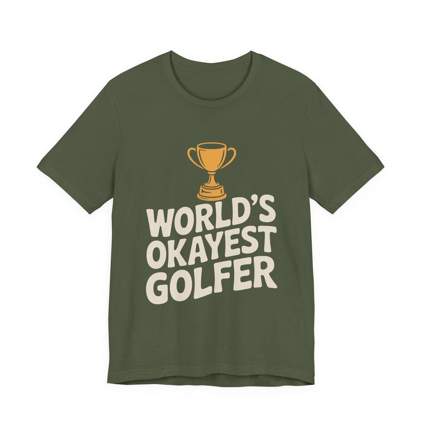 World's Okayest Golfer Shirt - Funny Golf Birthday Gift