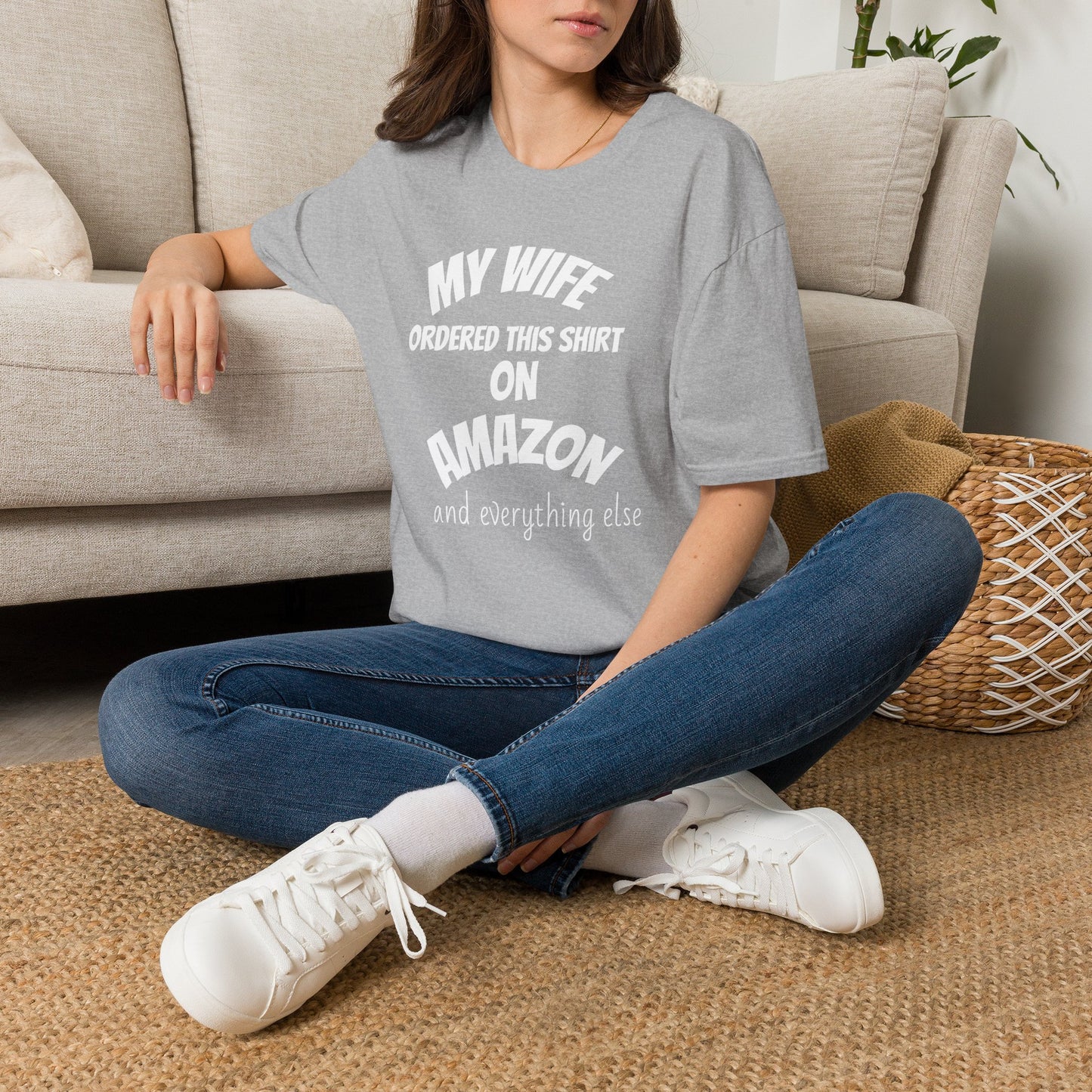 My Wife Ordered This Shirt on Amazon T‑Shirt — Funny Husband Gift